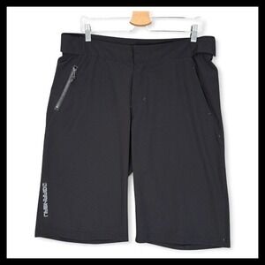 Louis Garneau Leeway MTB Shell Shorts Rhino DWR Adjustable Black Gorpcore Men XL